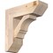 Ekena Millwork Balboa Slat Smooth Bracket w/ Offset Brace, Douglas Fir, 7 1/2"W x 22"D x 22"H BKT0806X22X22BOA06SDF - alternate 1